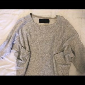 ZARA gray chill sweatshirt